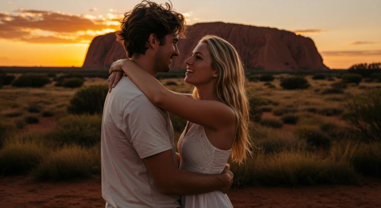 Sunset at Ayers Rock
